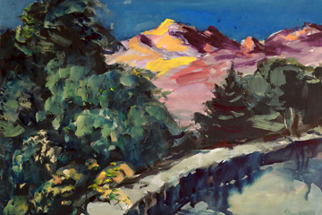 Mallorca. Blick auf den Puig Major