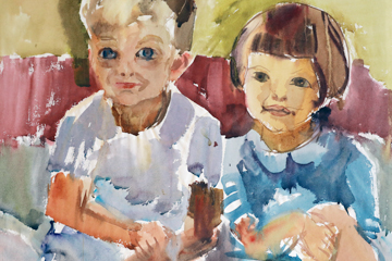 Kinderportraits, Michael und Ulrike